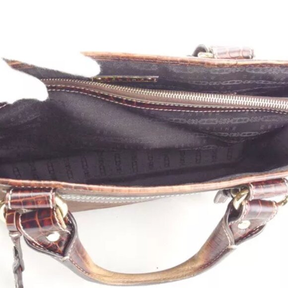Celine Handbag Brown Gold Woman Authentic Used G929 - Picture 6 of 6